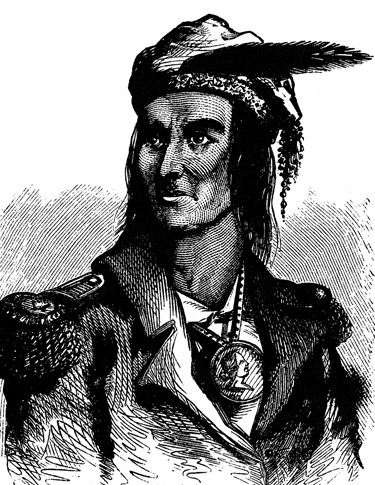Portrait of Tecumseh